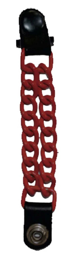Classic Orange Chain Vest Extender - Adjustable Waistband Extender for Women & Men - Perfect for Pregnancy, Weight Fluctuations & Comfort Fit