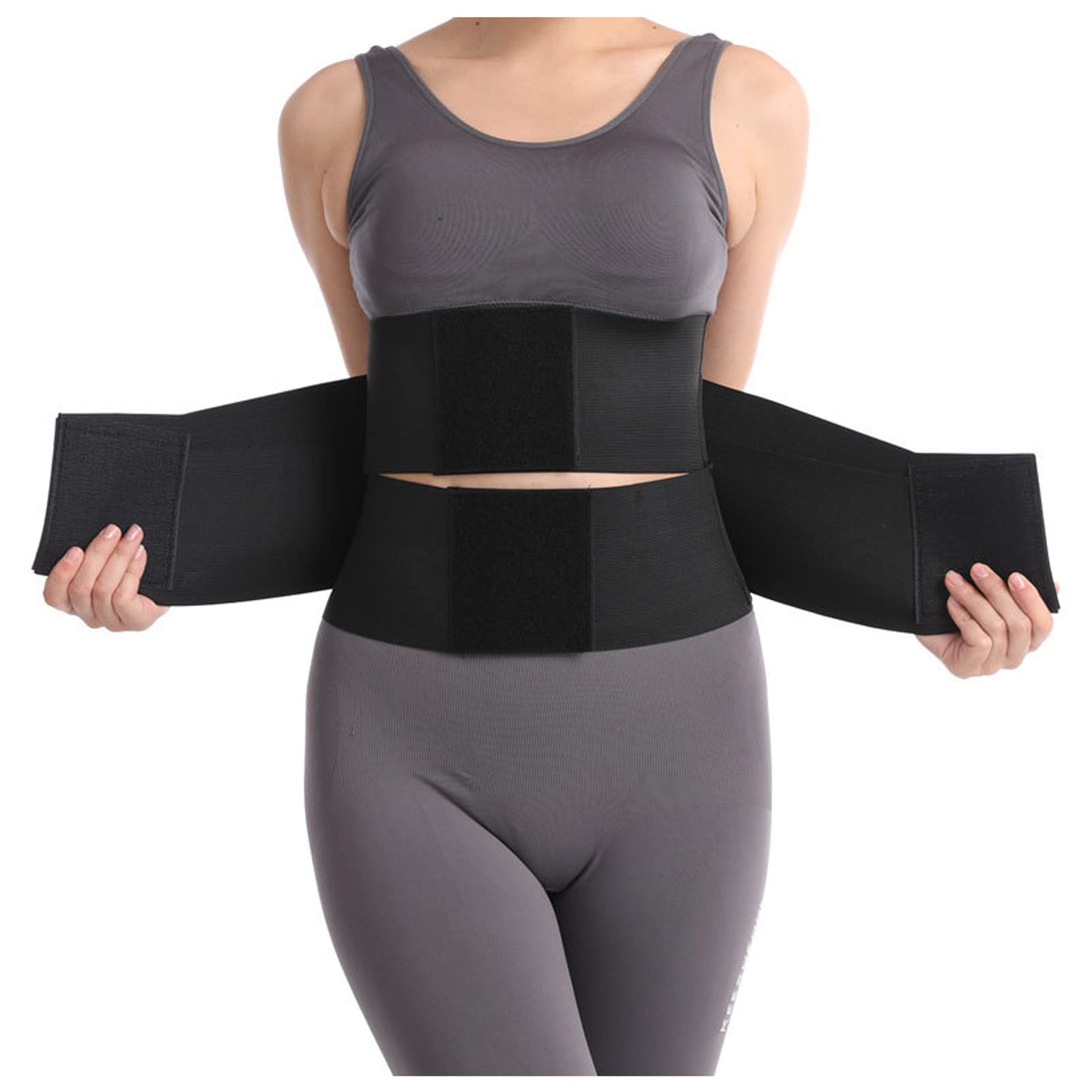 SHUIXA Women's Waist Trainer for Weight Loss - Sweat Waist Wrap for Tummy Control & Lower Belly Fat Reduction - Body Shaper for Sports & Workouts - Perfect for Gym, Yoga & Everyday Slimming
