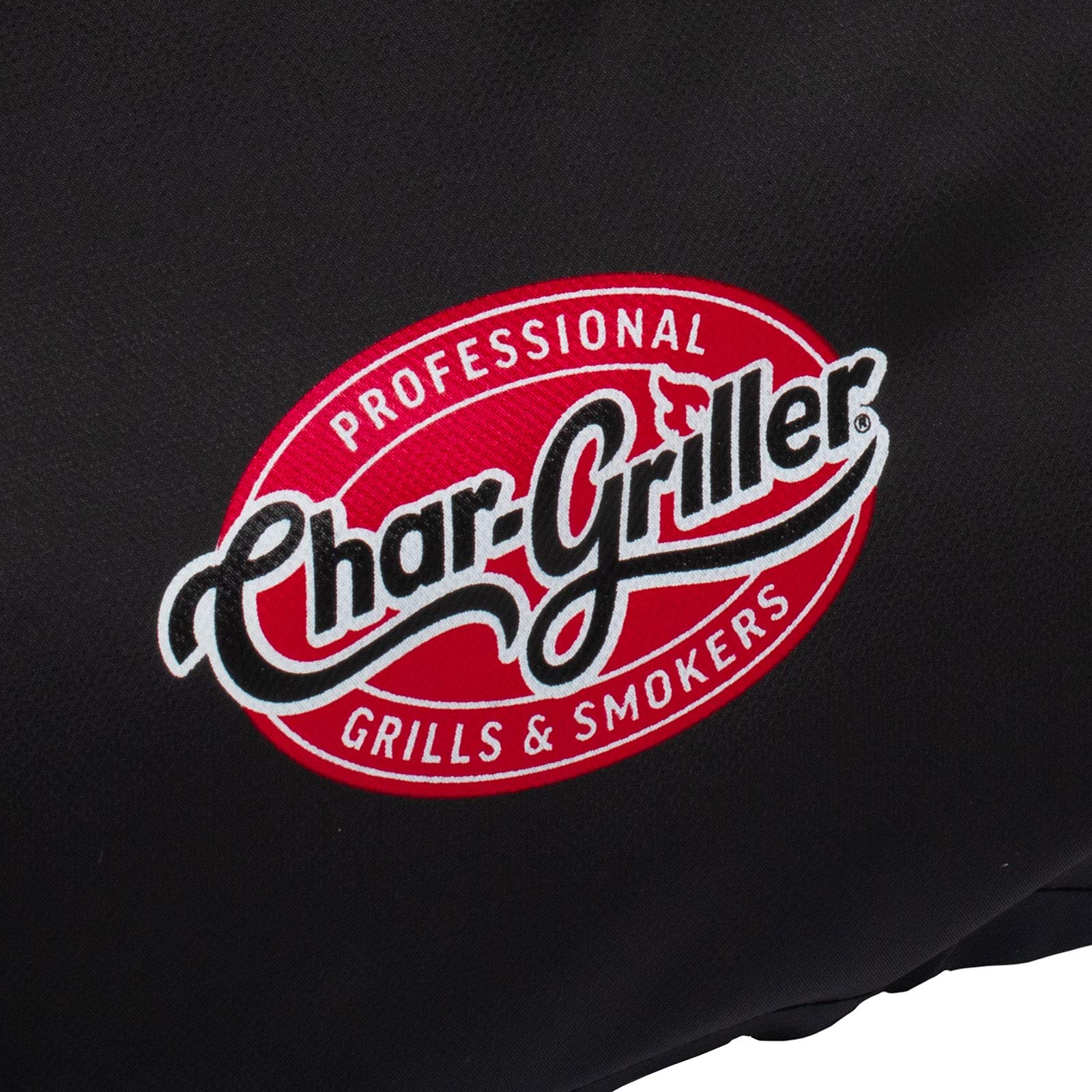 Char-Griller 8275 Portable Griddle Cover - Heavy Duty Black Weatherproof BBQ Grill Cover for Outdoor Cooking, Camping & Backyard Grilling