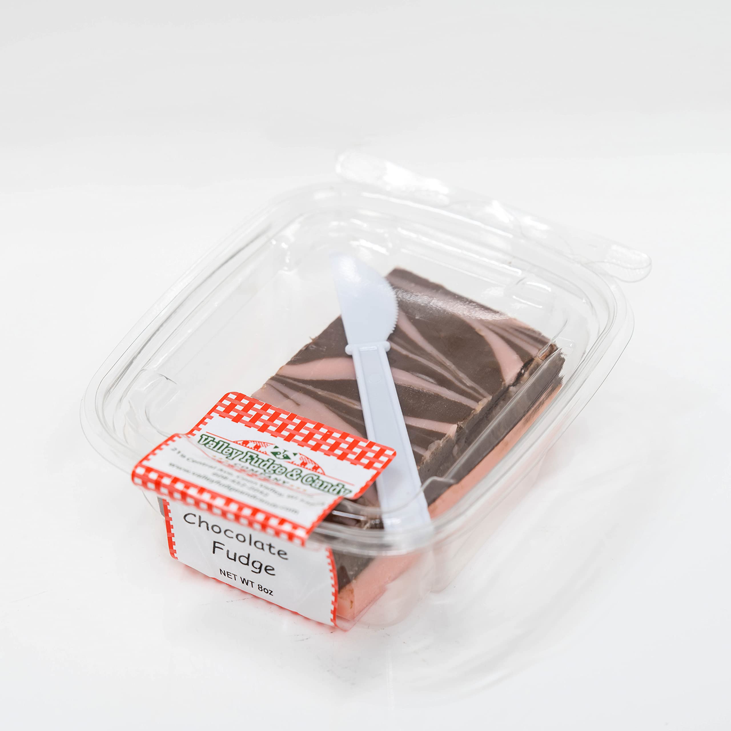 Premium Amaretto Chocolate Fudge - Handcrafted Artisan Candy with Real Butter - Gourmet Half Pound Gift Box - Perfect for Holidays, Parties & Sweet Treats