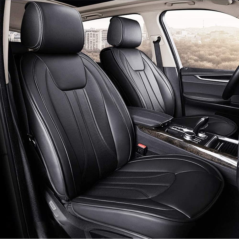 Premium All-Weather Custom Fit Seat Covers for Mazda Mazda3 - 5-Seat Full Protection Waterproof Car Seat Covers (Black Full Set) | Perfect for Daily Commuting, Road Trips & Outdoor Adventures