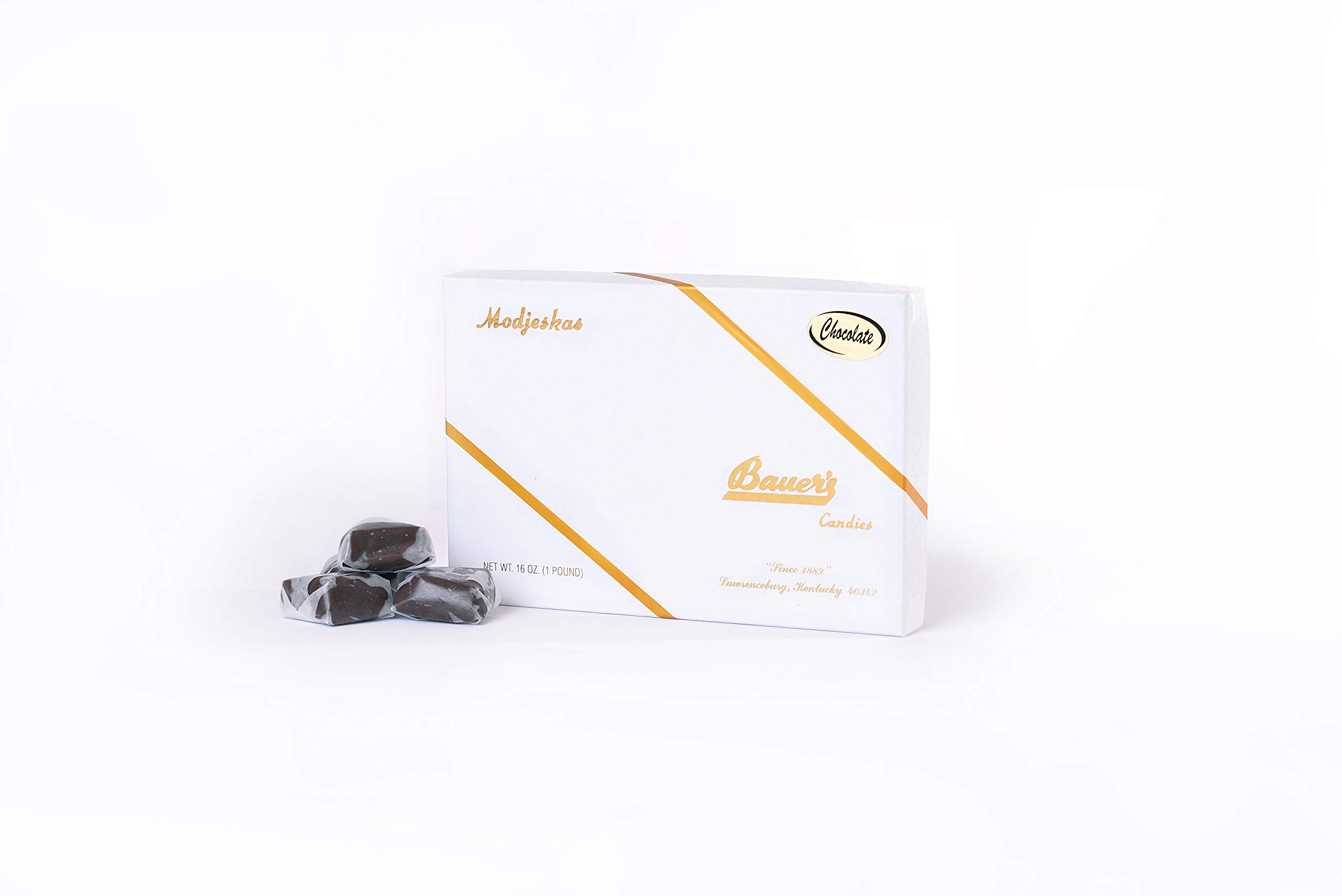 Premium Dark Chocolate Caramel Modjeskas Gift Box - Handmade Gourmet Treats for Holidays, Birthdays & Corporate Gifting | Elegant Presentation for Special Occasions