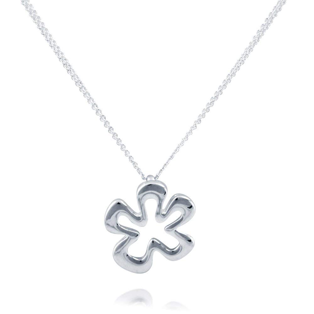 925 Sterling Silver Daisy Pendant Necklace for Women - Elegant Floral Jewelry Gift for Her, Mom, Daughter, Girlfriend, Wife - Perfect for Birthdays, Anniversaries, Valentine's Day & Everyday Wear