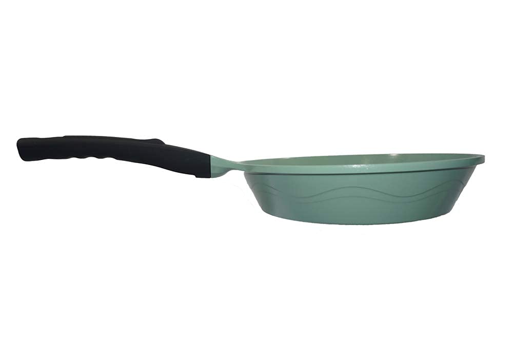 Premium Non-Stick Ceramic Cookware Set - 4-Piece PFOA-Free Kitchen Kit with Frying Pans & Casserole (Tempered Glass Lid) | Jade Coated, Durable & Easy Clean | Perfect for Sauteing, Frying & Slow Cooking | Ideal for Home Chefs & Healthy Cooking