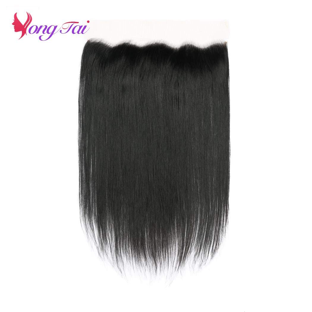 Malaysian Straight Virgin Human Hair Bundles with 13x4 Lace Frontal - 4 Unprocessed Bundles (1B Color, 20-26 Inch) for Natural Black Hairstyles | Perfect for Weaves, Wigs & Everyday Glam