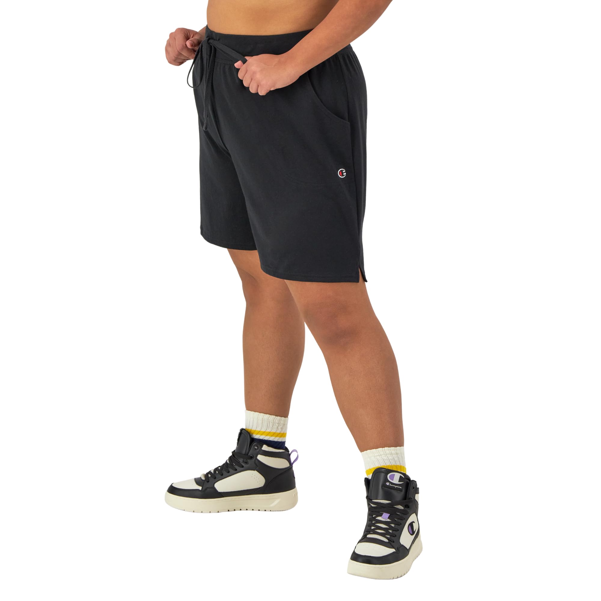 Champion Women's Lightweight Lounge Shorts - Soft Jersey Comfortable Athletic Shorts for Women (Plus Size Available) - Perfect for Yoga, Running, and Casual Wear