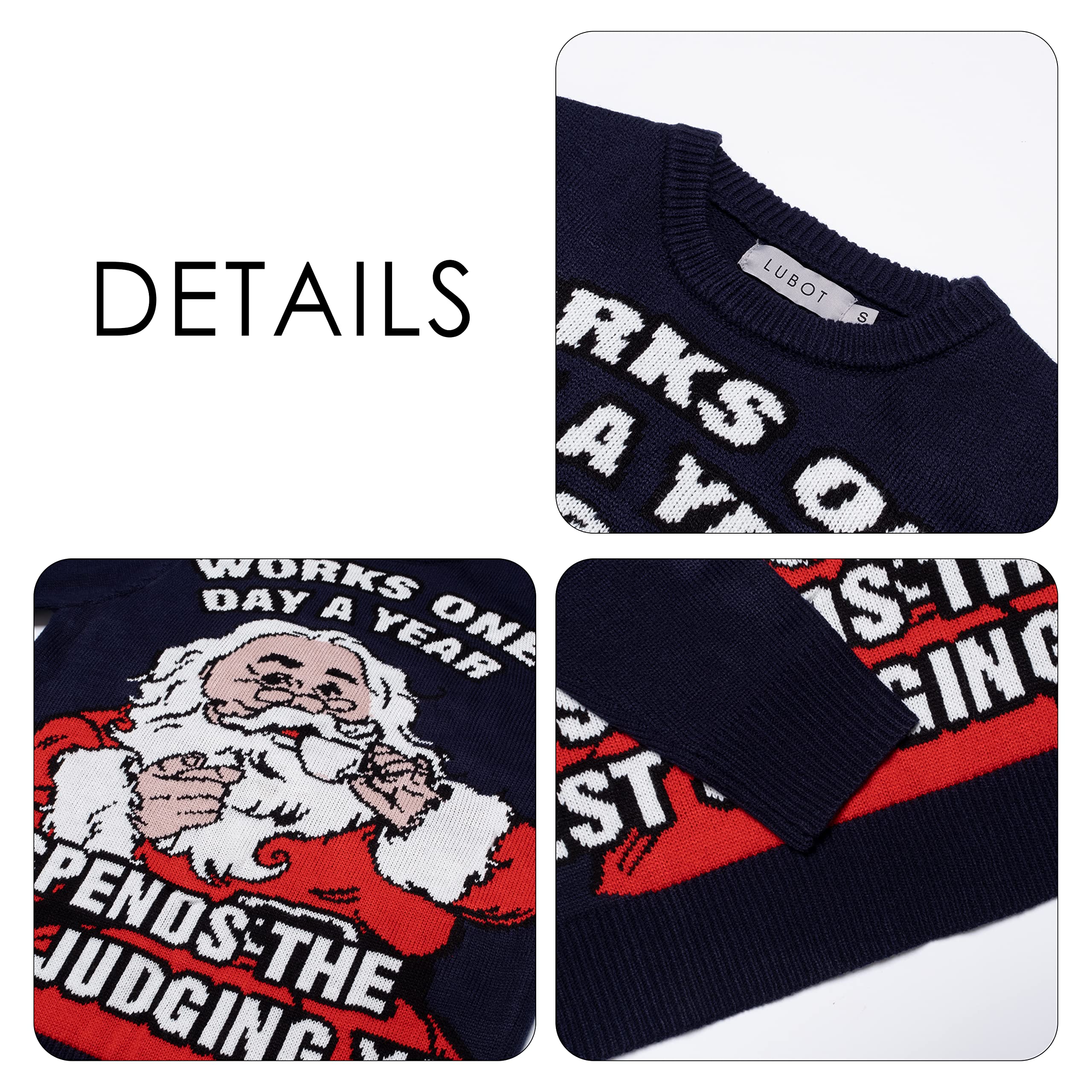 Funny Ugly Christmas Sweaters for Men & Couples - Novelty Holiday Pullover with Festive Designs | Perfect for Winter Parties, Family Gatherings & Secret Santa Gifts