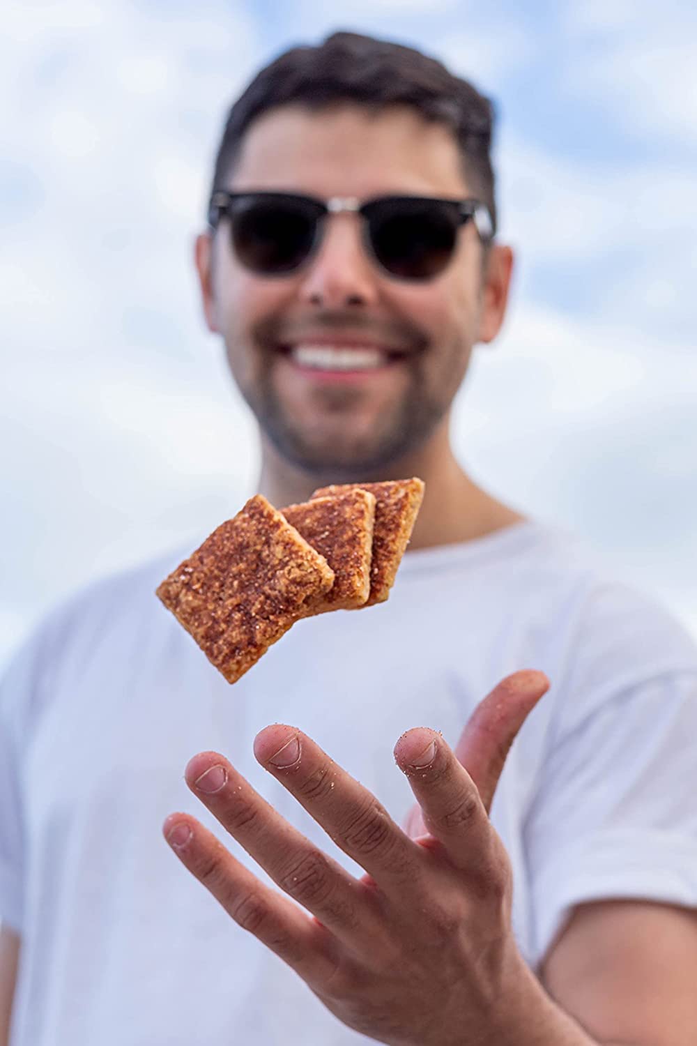 Brooklyn Brittle Cinnamon Walnut Crispy Snack - Buttery Crunch Italian Cookie Brittle with Warm Cinnamon & Walnuts - Perfect for Coffee, Tea, Dessert & Gifts (3-Pack) - Great for Office Snacks, Holiday Treats & Afternoon Tea Time
