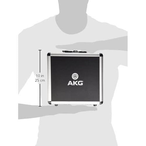 AKG P220 Professional Vocal Condenser Microphone for Studio Recording, Podcasting & Live Performance - Premium Cardioid Mic (Model 3101H00420) - Perfect for Home Studios, Voice Overs & Music Production