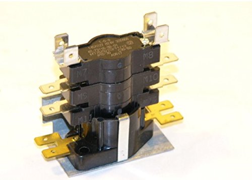 Rheem Ruud 42-23116-09 Heat Sequencer Relay Replacement Part for HVAC Systems - Compatible with Furnaces & Heat Pumps - Perfect for Home Heating Repair & Maintenance
