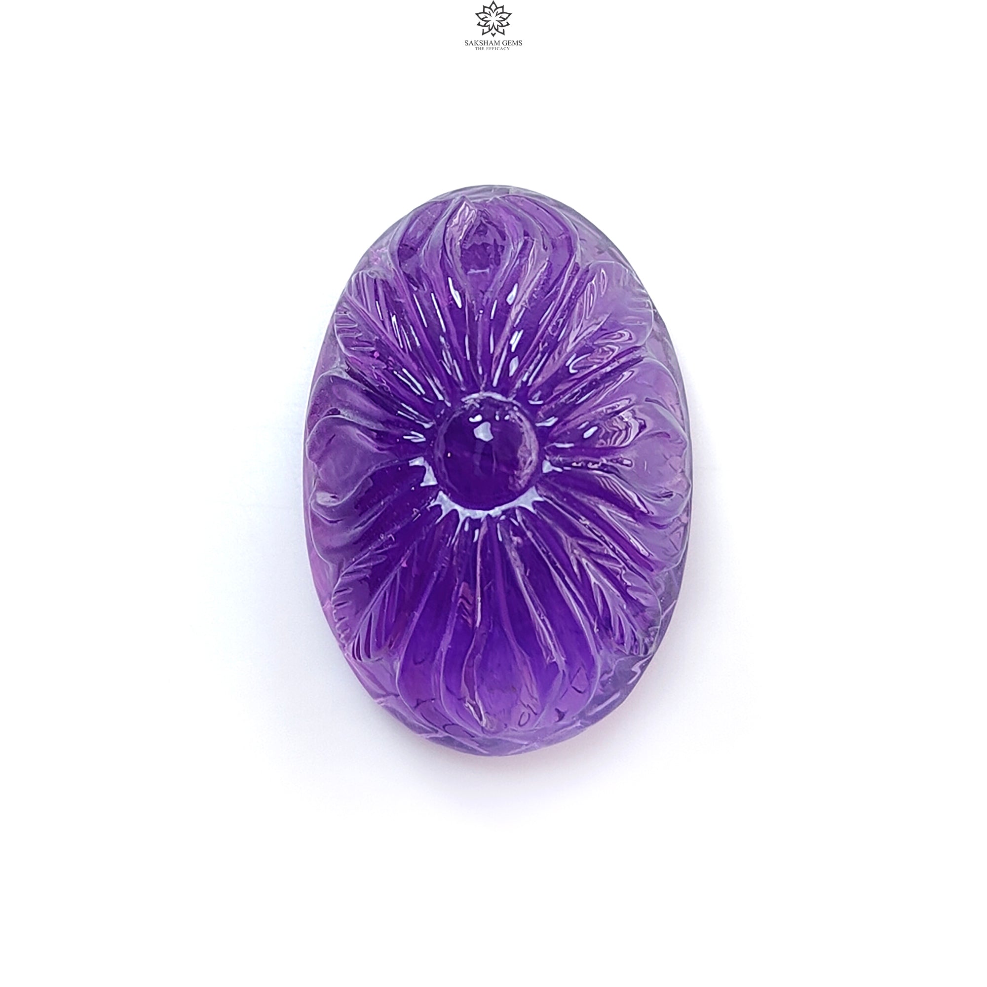 Natural Citrine & Amethyst Quartz Gemstone Carving - Untreated Handcrafted Oval Shape for Jewelry Making, Healing Crystals & Spiritual Decor | Perfect for Necklaces, Rings & Home Altars