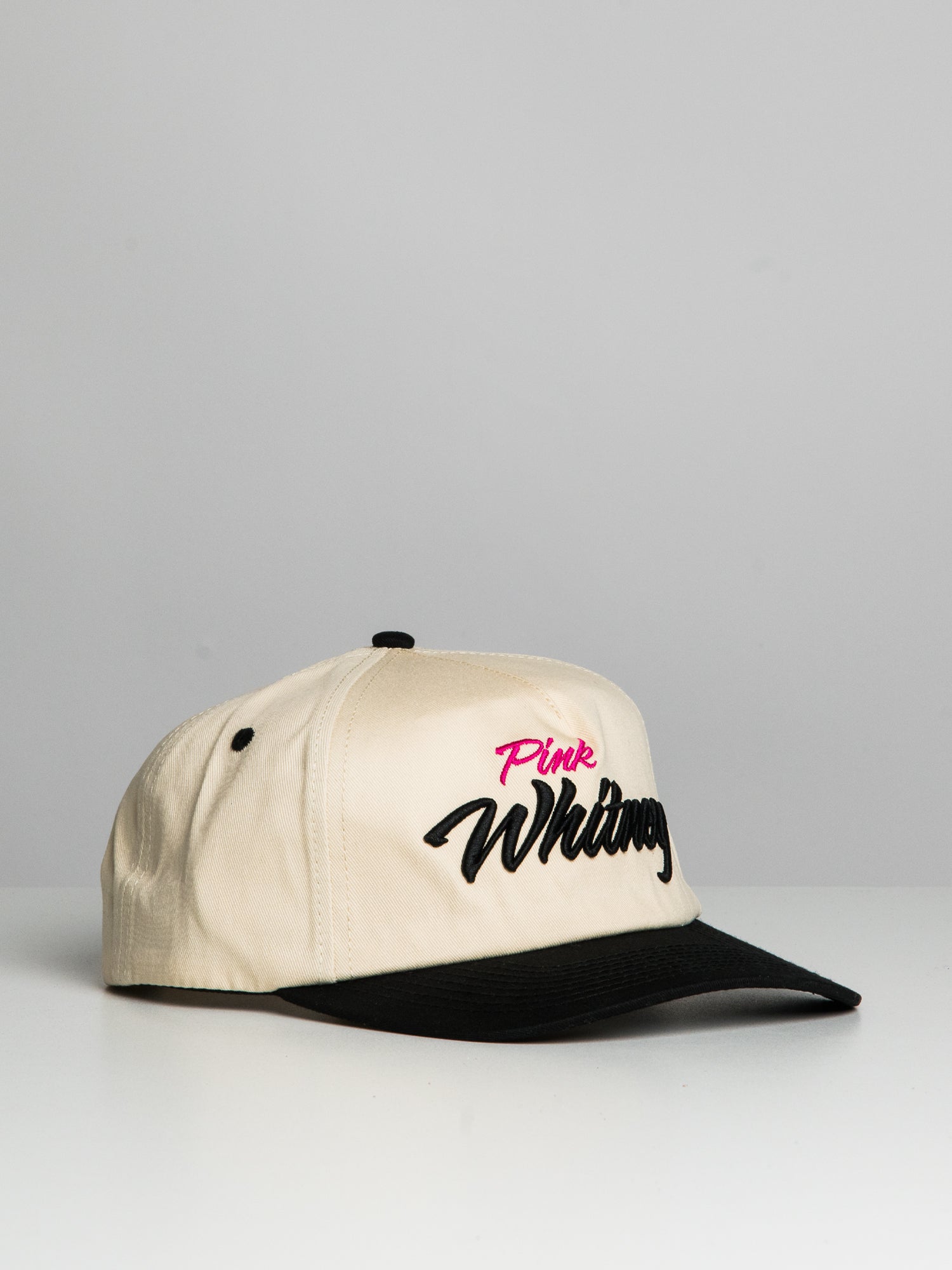 Barstool Sports Pink Whitney Script Hat - Adjustable Snapback Cap for Men & Women - Perfect for Sports Fans, Tailgating, and Casual Outfits