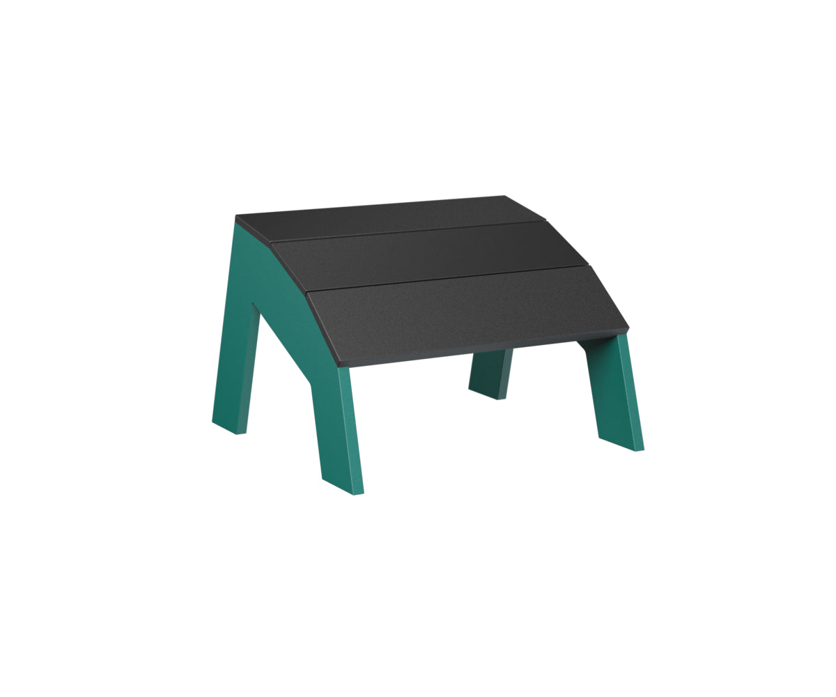 Berlin Gardens Nordic Adirondack Footstool - Outdoor Patio Furniture, Solid Wood Footrest for Garden, Deck & Poolside Relaxation