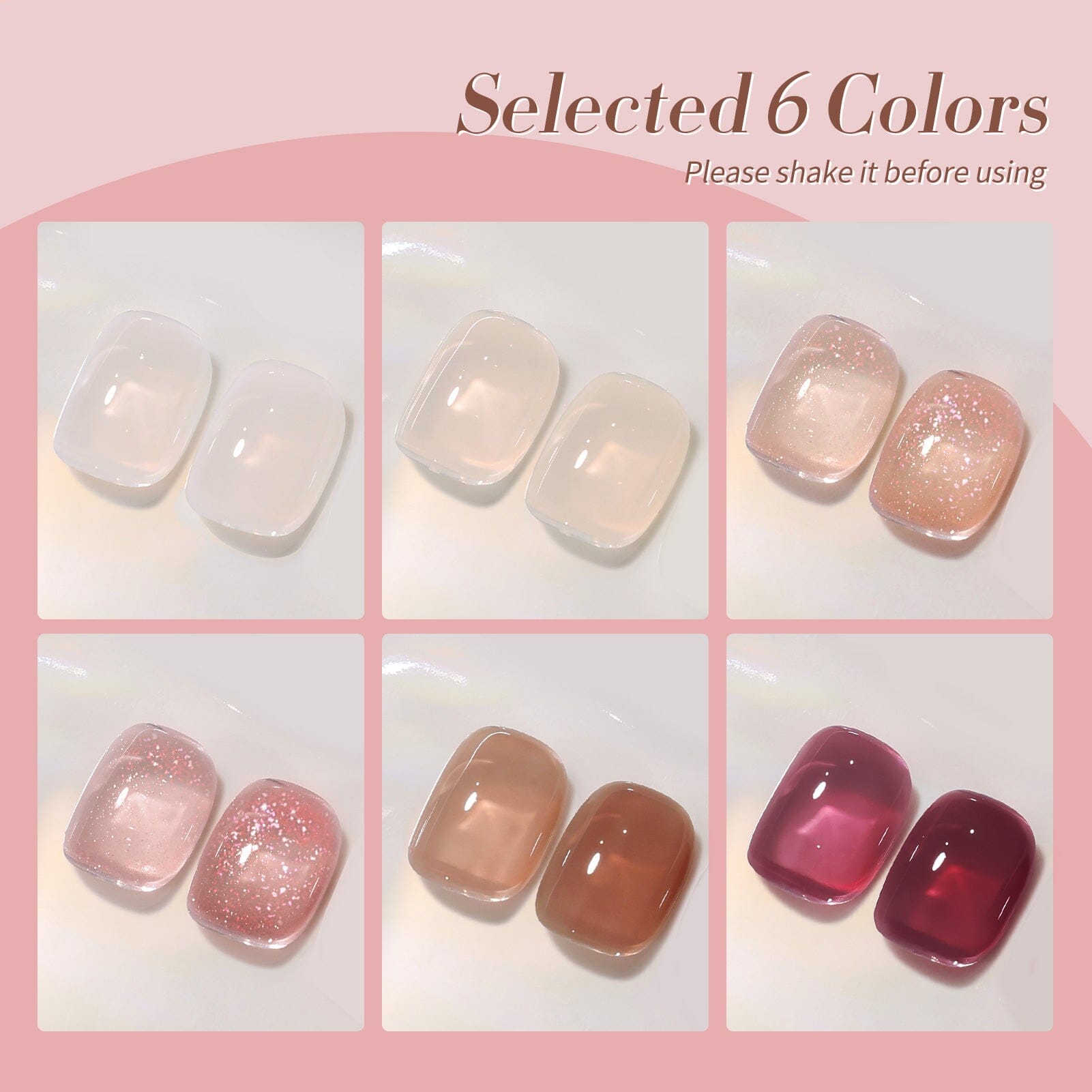 Jelly Gel Polish - Autumn Dusk #06 (7ml) | Long-Lasting Nail Polish for Fall & Winter | Perfect for Manicures, Pedicures & DIY Nail Art