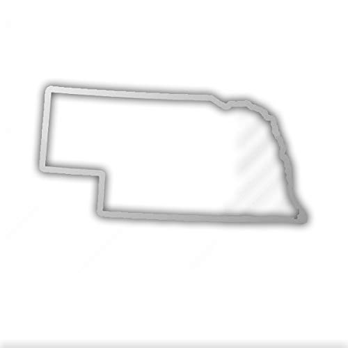 Nebraska Outline Sticker - Premium Vinyl Decal for Cars, Trucks & Laptops - 5