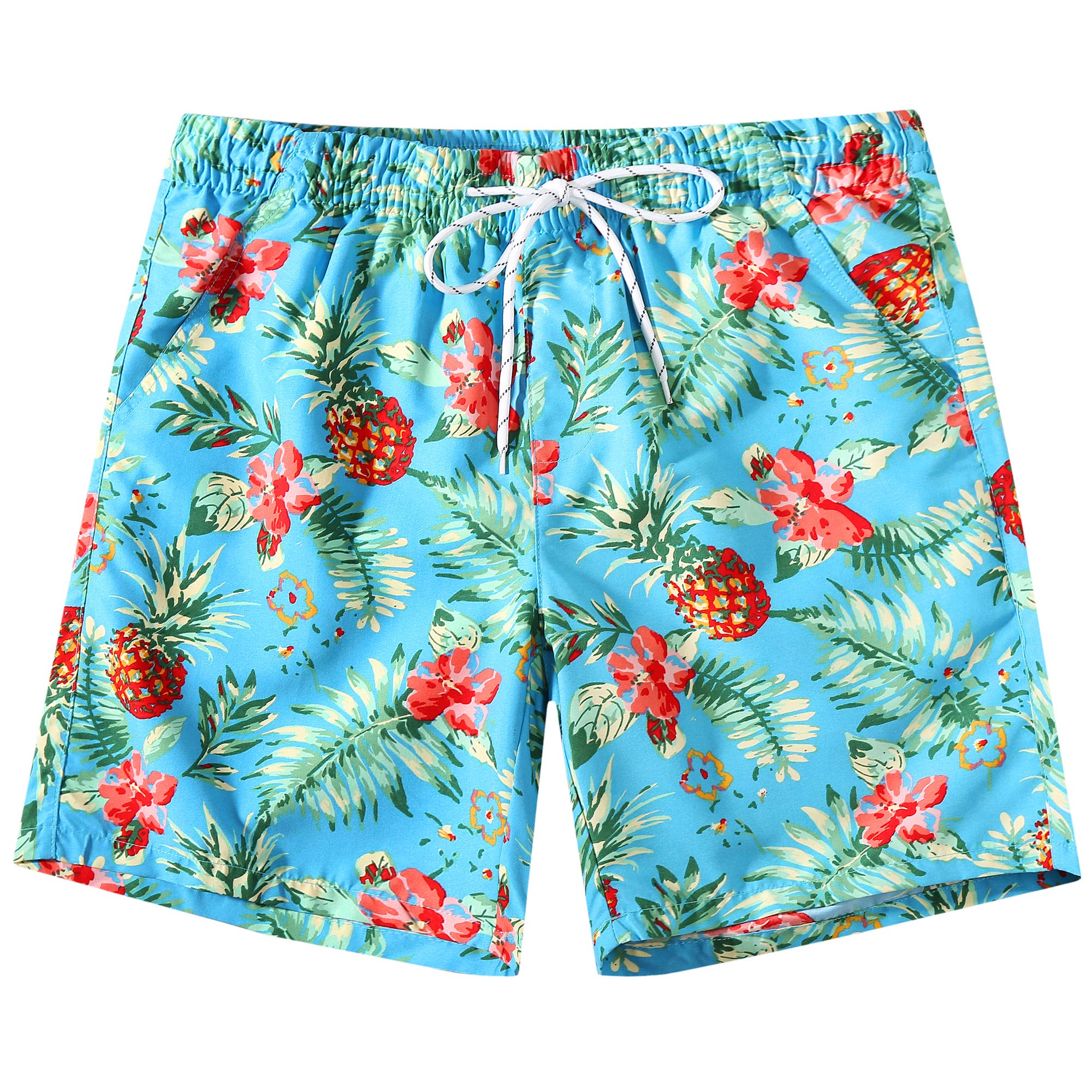 SSLR Boys' Swim Trunks - Quick Dry Hawaiian Beach Shorts for Kids | Perfect for Swimming, Surfing & Summer Vacations