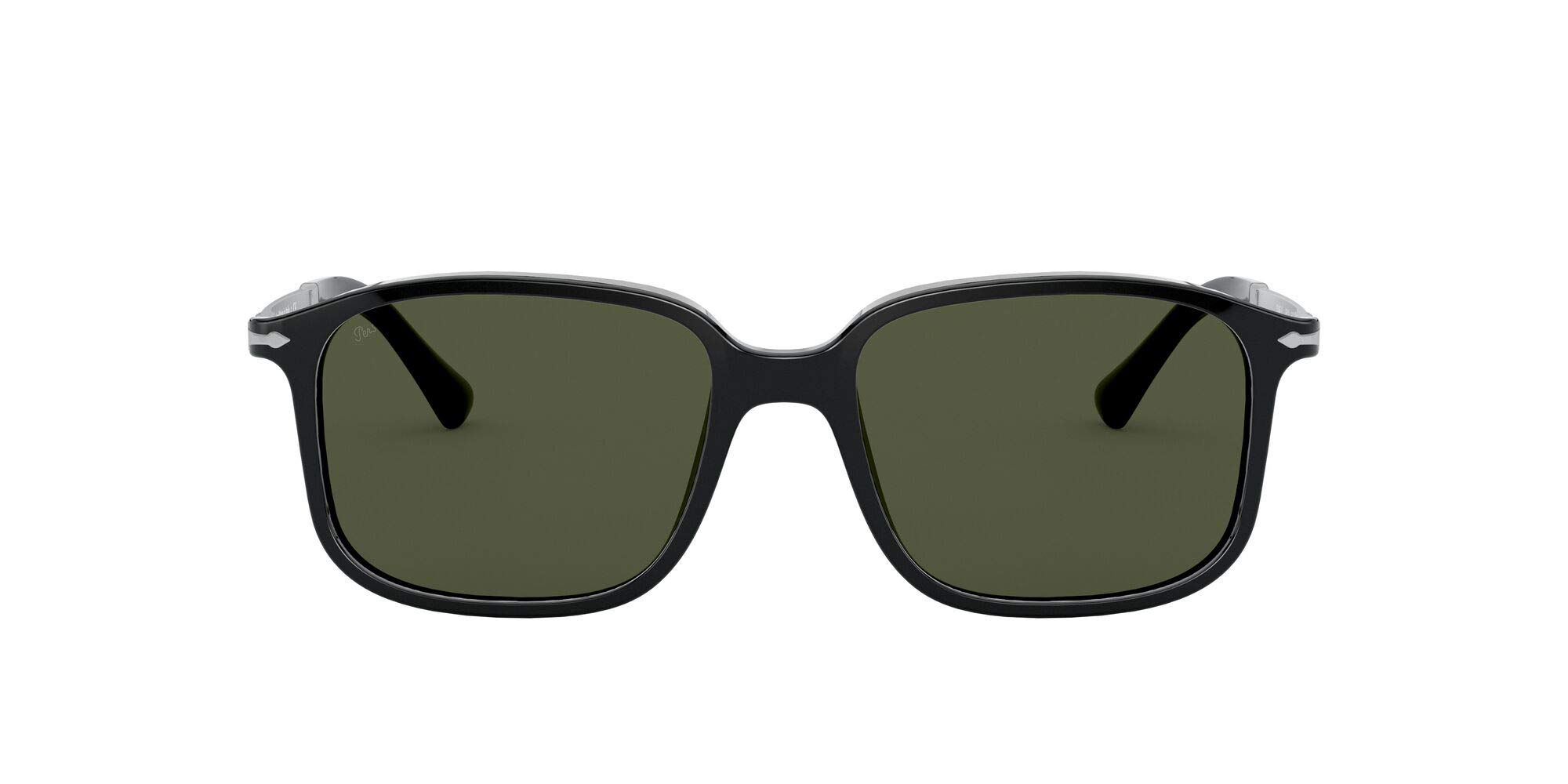Persol PO3246S Rectangular Polarized Sunglasses for Men & Women - UV Protection, Classic Style for Driving, Travel & Outdoor Activities