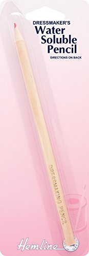 Water Soluble Red Hemline Pencil - Perfect for Sketching, Watercolor Painting & Mixed Media Art Projects