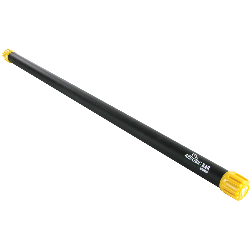 66Fit Aerobic Weighted Exercise Bar - Lightweight Fitness Bar for Home Workouts, Strength Training & Yoga | Perfect for Toning, Stretching & Full-Body Exercises