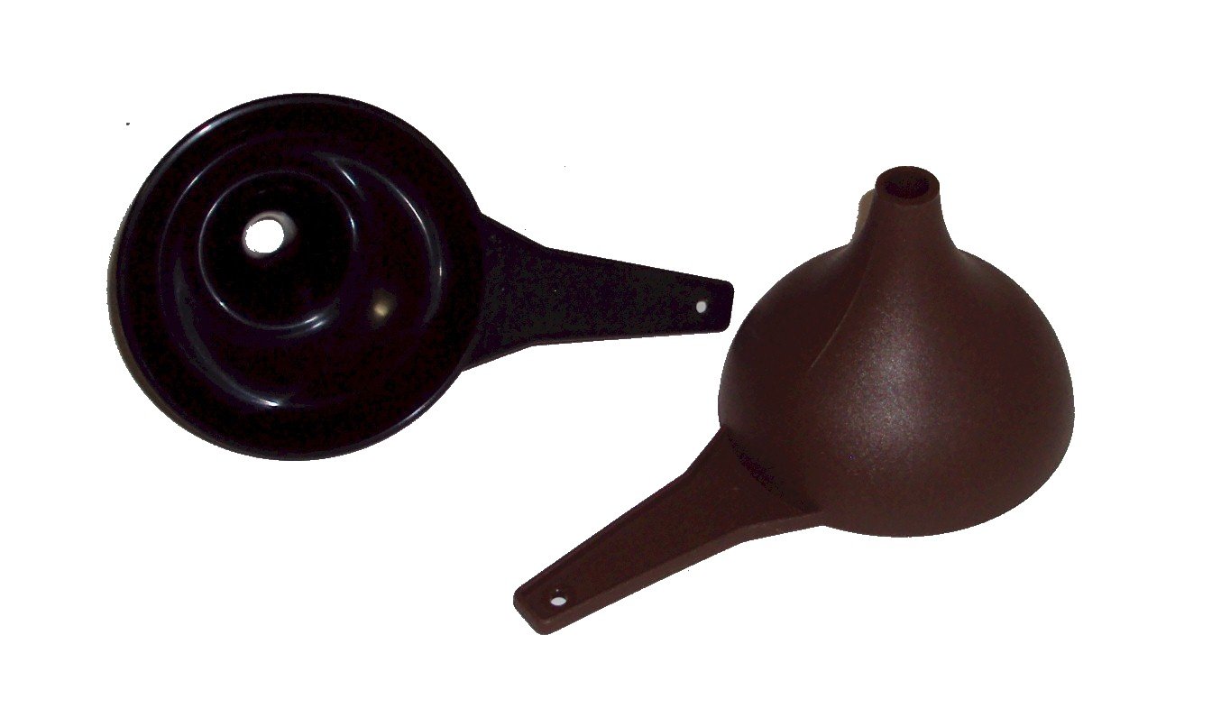Tupperware Hershey Kiss Shaped Large Funnel Set of 2 - Brown & Black Kitchen Tools for Baking, Cooking, and Liquid Transfer | Perfect for Home & Commercial Use