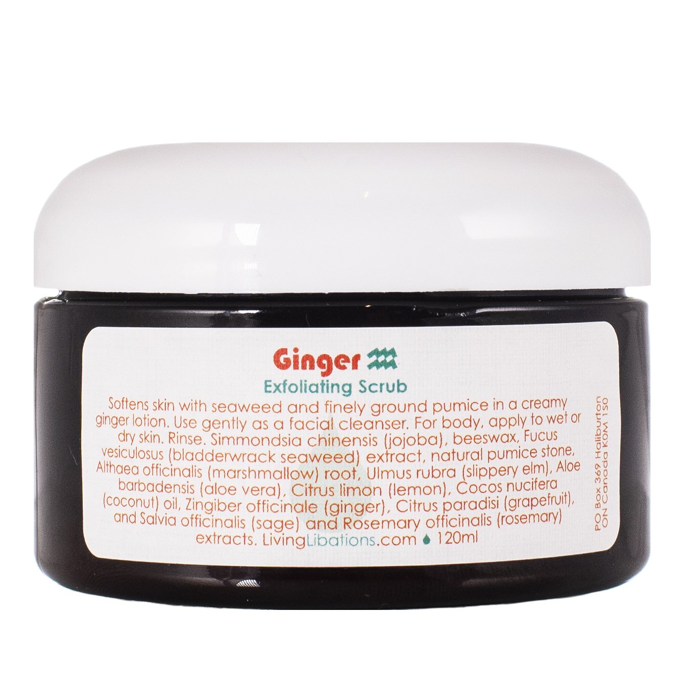 Organic Ginger Body Scrub for Exfoliation & Glowing Skin - Natural Spa Treatment for Dry Skin & Cellulite - Perfect for Home Spa Day & Self-Care Routine