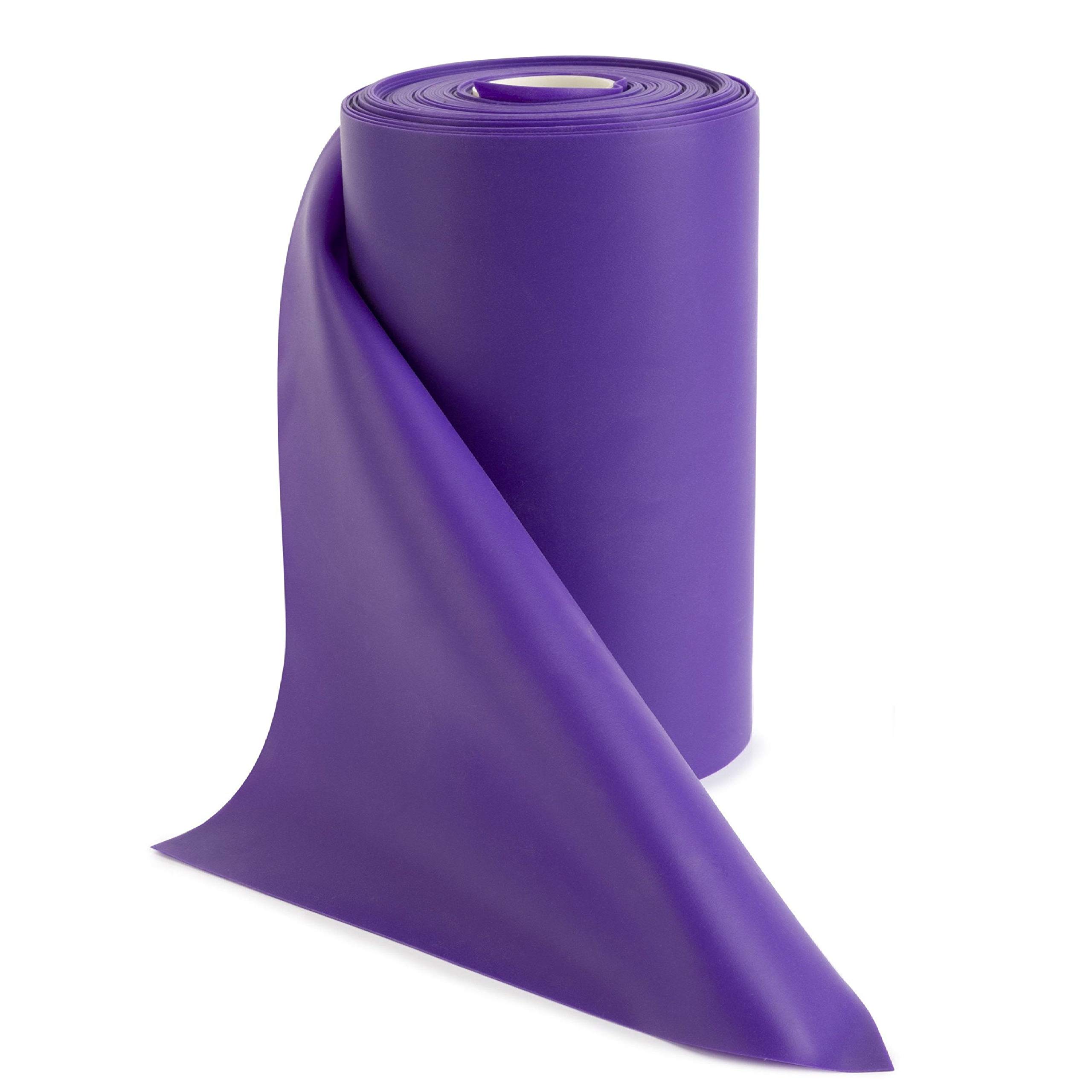 Premium Latex-Free Resistance Bands Set - 8/16/24 Yard Bulk Rolls with Free Fitness App & E-Book - 10 Strength Levels (Light/Medium/Heavy) for Home Workouts, Physical Therapy, Yoga & Cross Training - Ideal for Gym, Rehabilitation & Fitness Enthusiasts