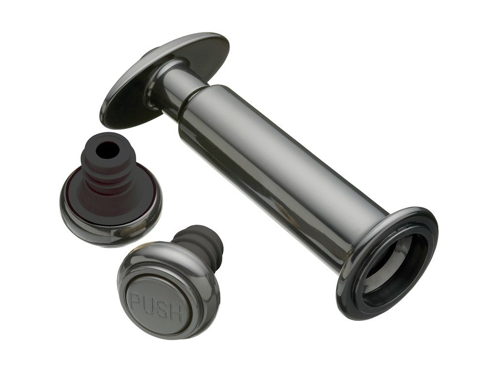 Barcraft Wine Preserver Pump with 2 Stoppers - Airtight Wine Saver Kit for Red, White & Sparkling Wines - Perfect Wine Accessories Gift Set for Home, Parties & Restaurants
