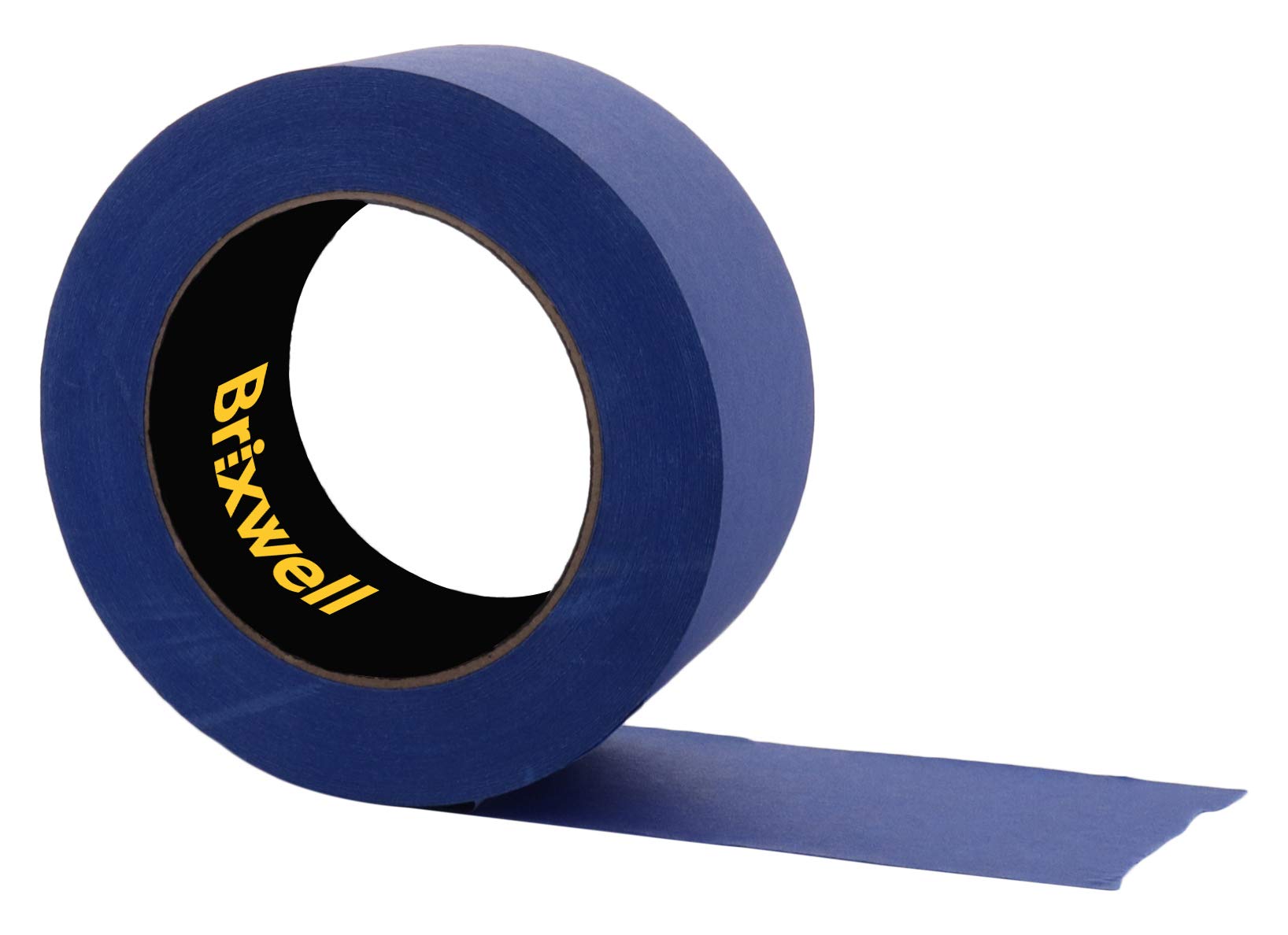 Brixwell 48 Rolls Professional Blue Painters Masking Tape - 2 Inch x 60 Yard Heavy Duty Adhesive Tape for Painting, DIY Projects & Home Improvement - Made in USA