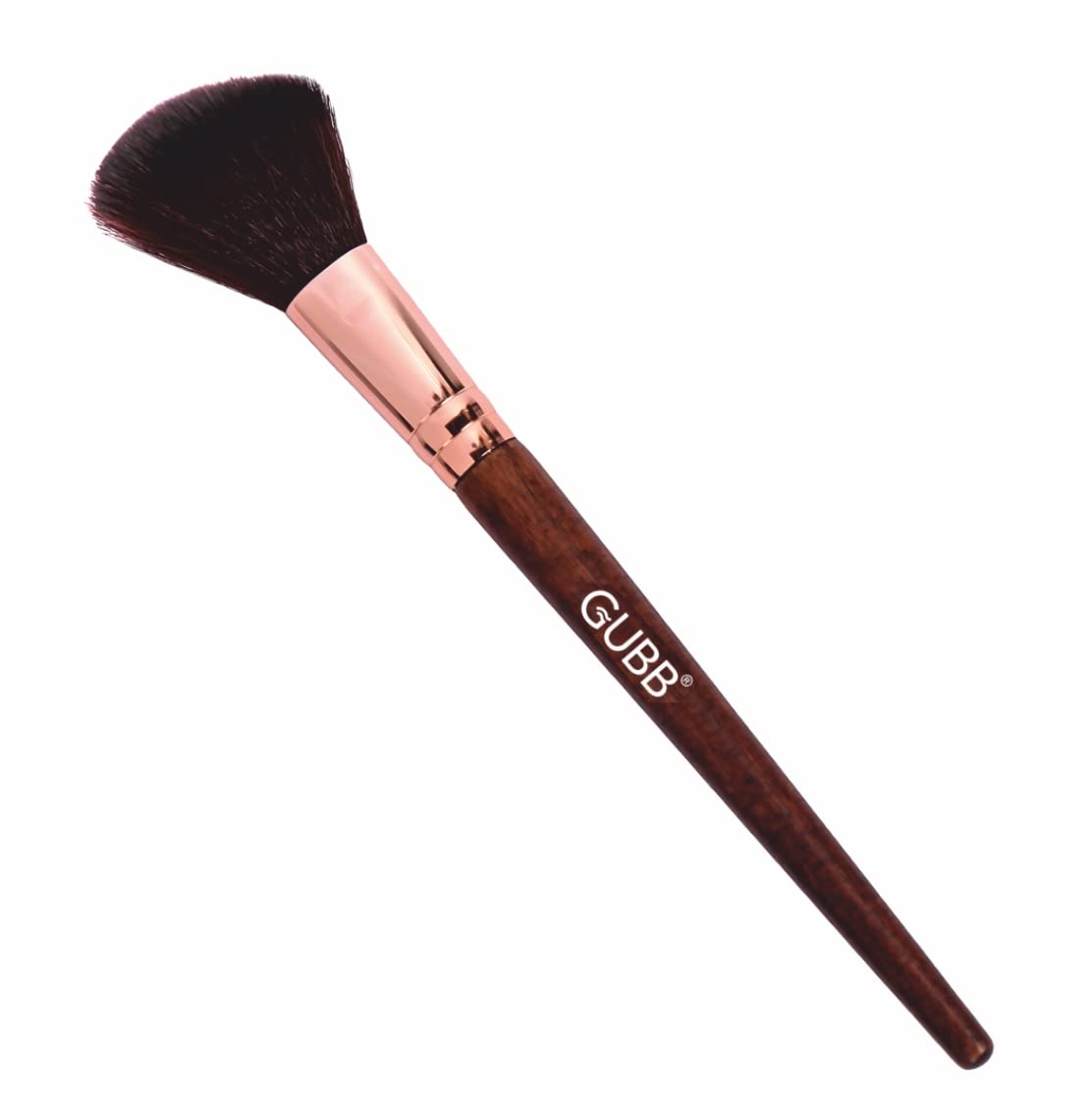 GUBB Professional Blush Brush for Face Makeup - Soft Bristles, Wooden Handle - Perfect for Powder, Cream & Liquid Blush Application | Ideal for Daily Makeup & Professional Makeup Artists