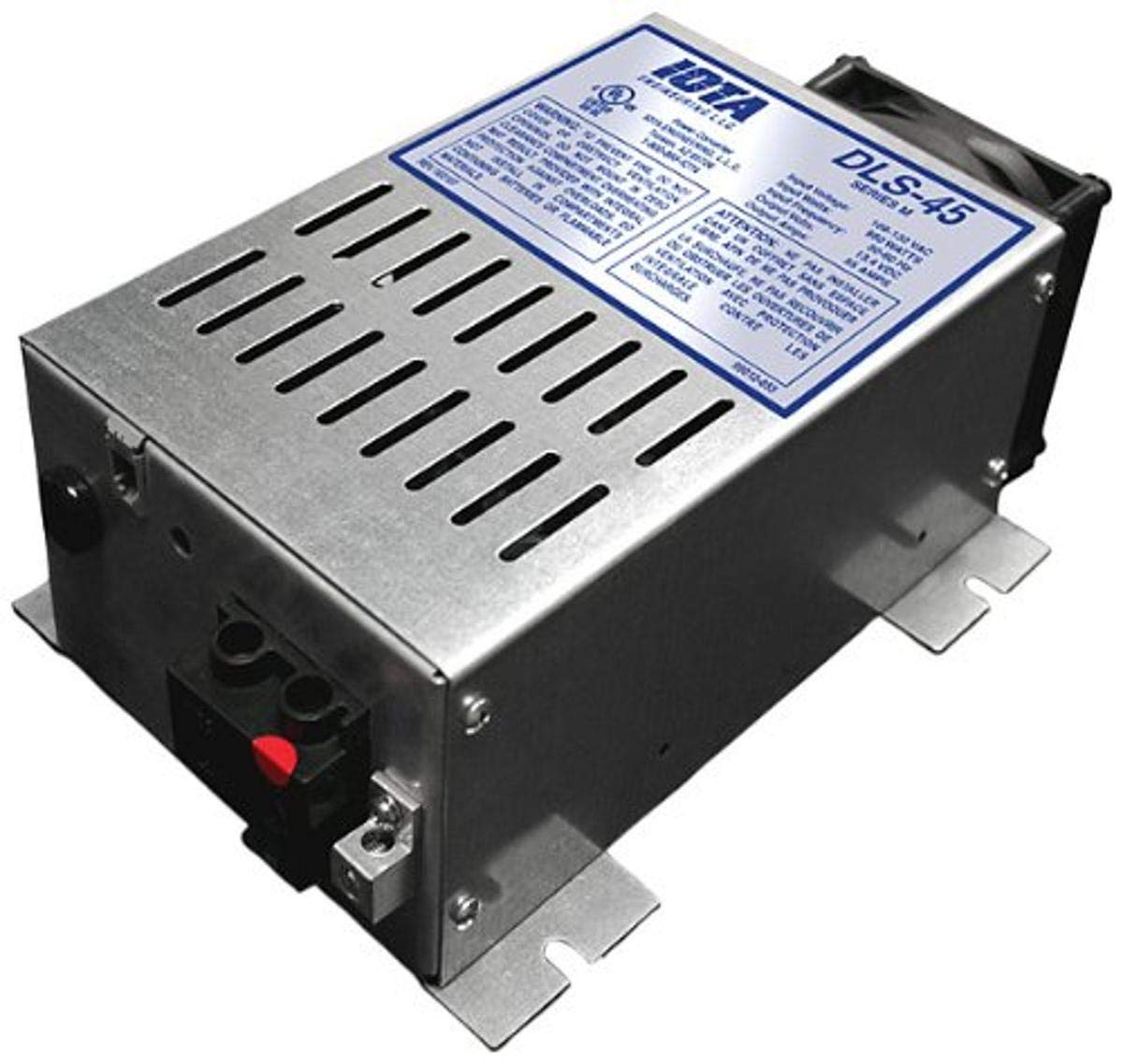 IOTA Engineering 318.1402 55-Amp Battery Converter and Charger for RVs, Boats & Off-Grid Power - Black