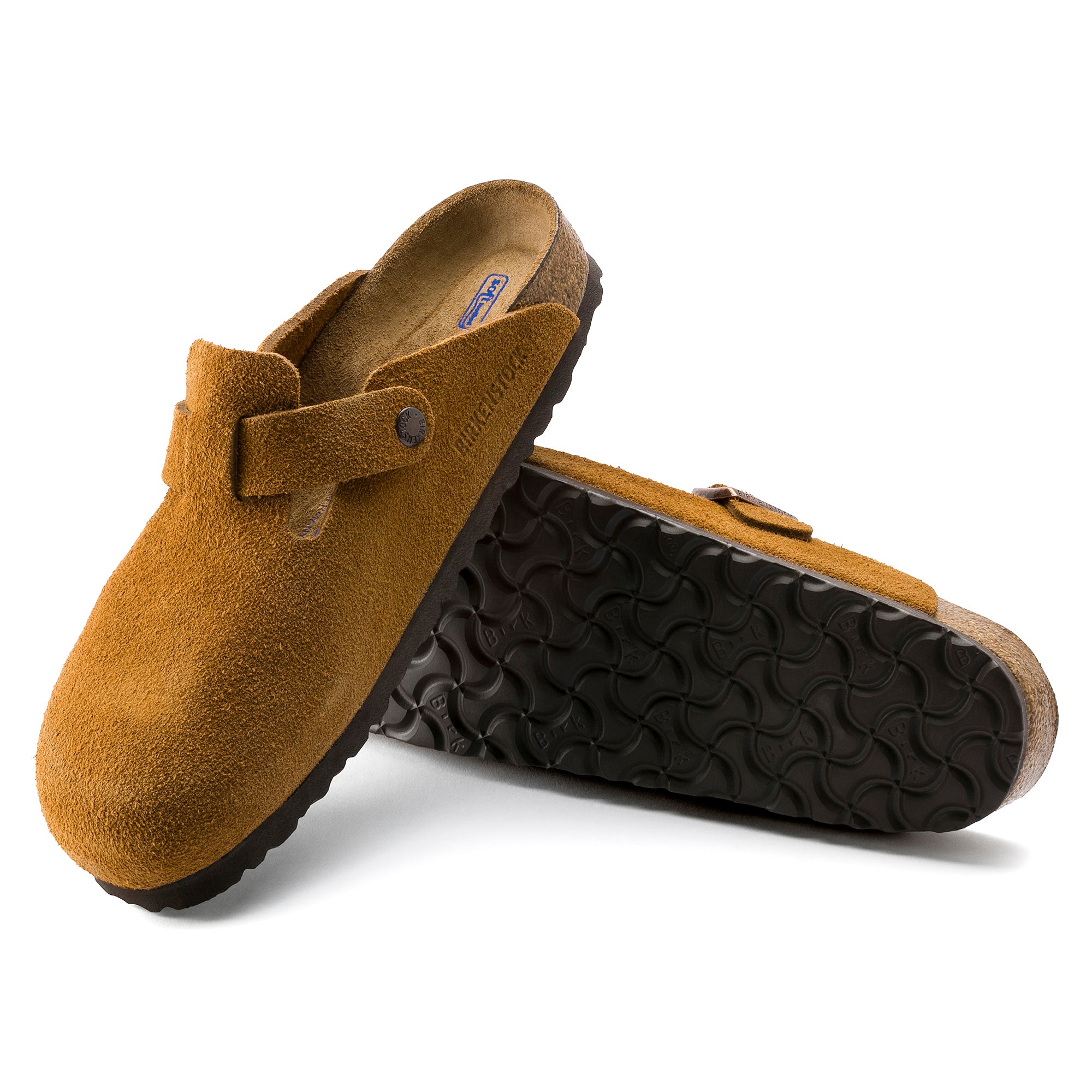Birkenstock Boston Soft Footbed Suede Leather Clog in Mink | Comfortable Unisex House Shoes for Men & Women | Perfect for Home, Office & Casual Wear