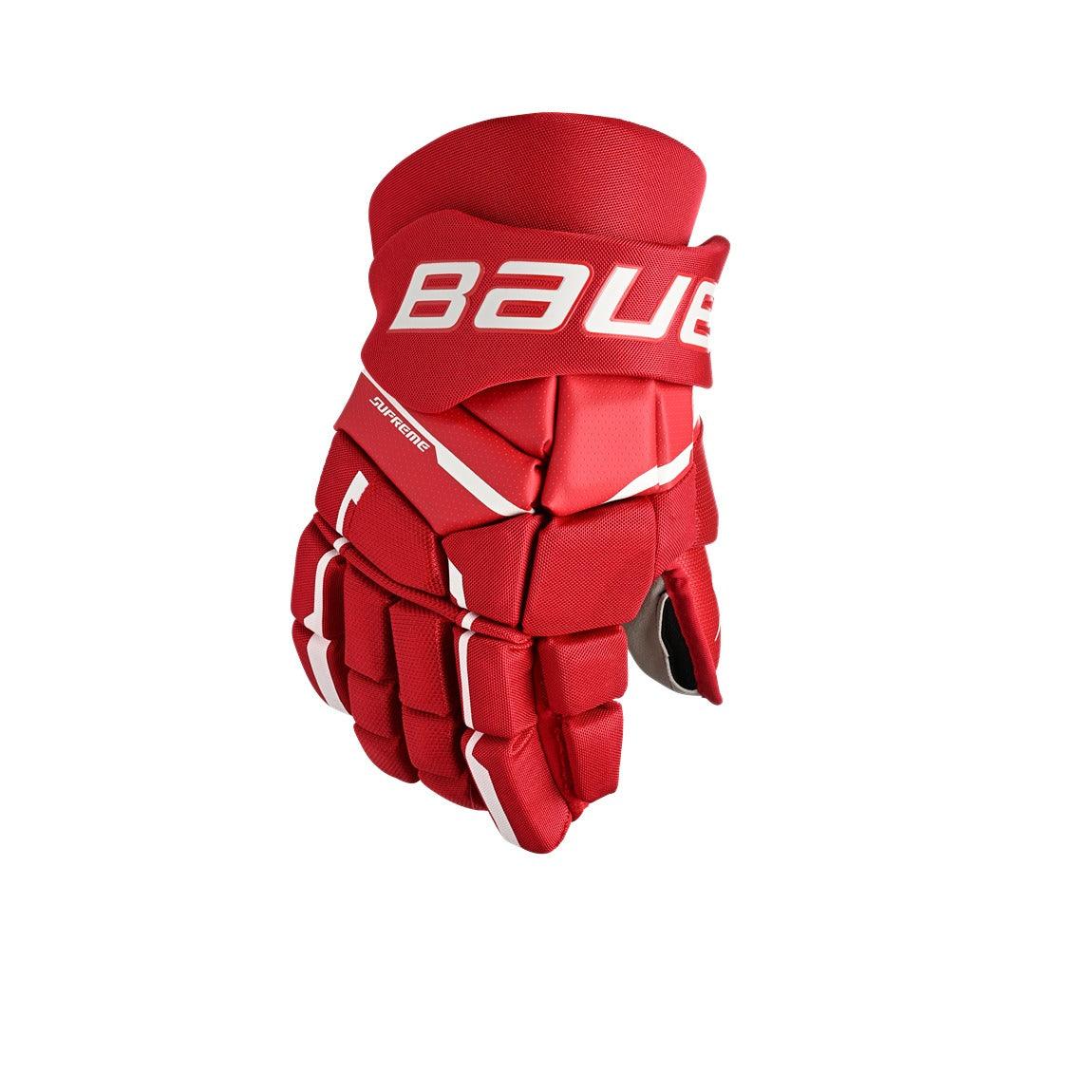 Bauer Supreme M3 Hockey Gloves for Intermediate Players - Lightweight, Durable & Protective Ice Hockey Gloves for Training & Games