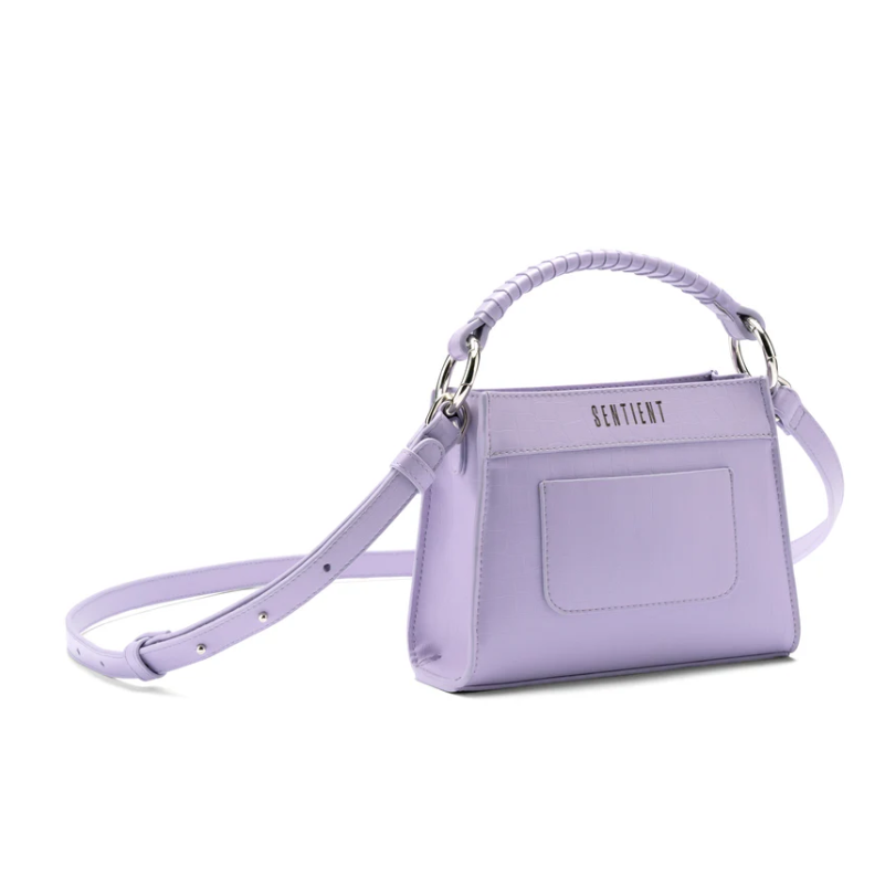 Panthera Mini Crossbody Bag in Lavender Cactus Leather - Vegan & Sustainable Luxury Handbag for Women | Perfect for Everyday Use, Date Nights & Travel Accessories
