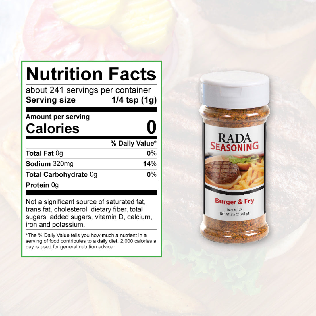 Best Burger & Fry Seasoning Blend - Premium All-Purpose Spice Mix for Grilling, Roasting & Frying - Perfect for Burgers, Fries, Steaks & BBQ