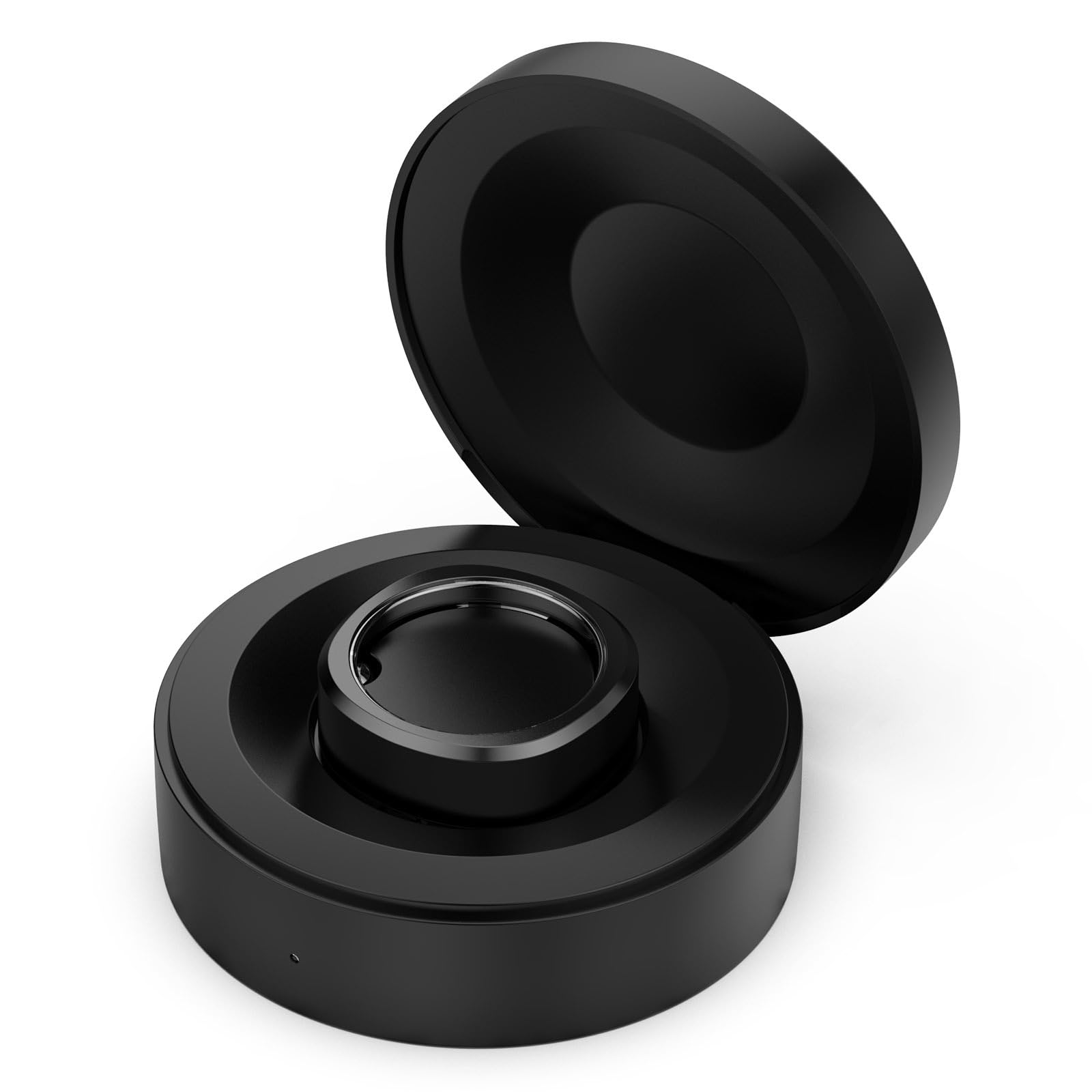 RingConn Gen 1 Smart Ring Charger Case - Portable Magnetic Charging Dock with XL Compartment (Fits Size 14) - Perfect for Travel, Gym & Daily Smart Ring Protection