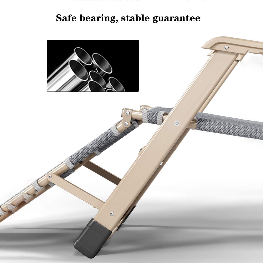 Portable Adjustable Folding Sun Lounger Chair with 5-Position Backrest - Perfect for Beach, Poolside, Camping, Backyard Relaxation & Outdoor Events