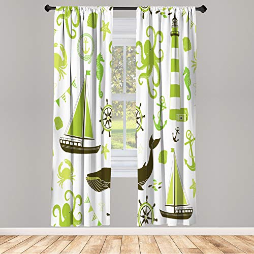 Lime Green and Fawn