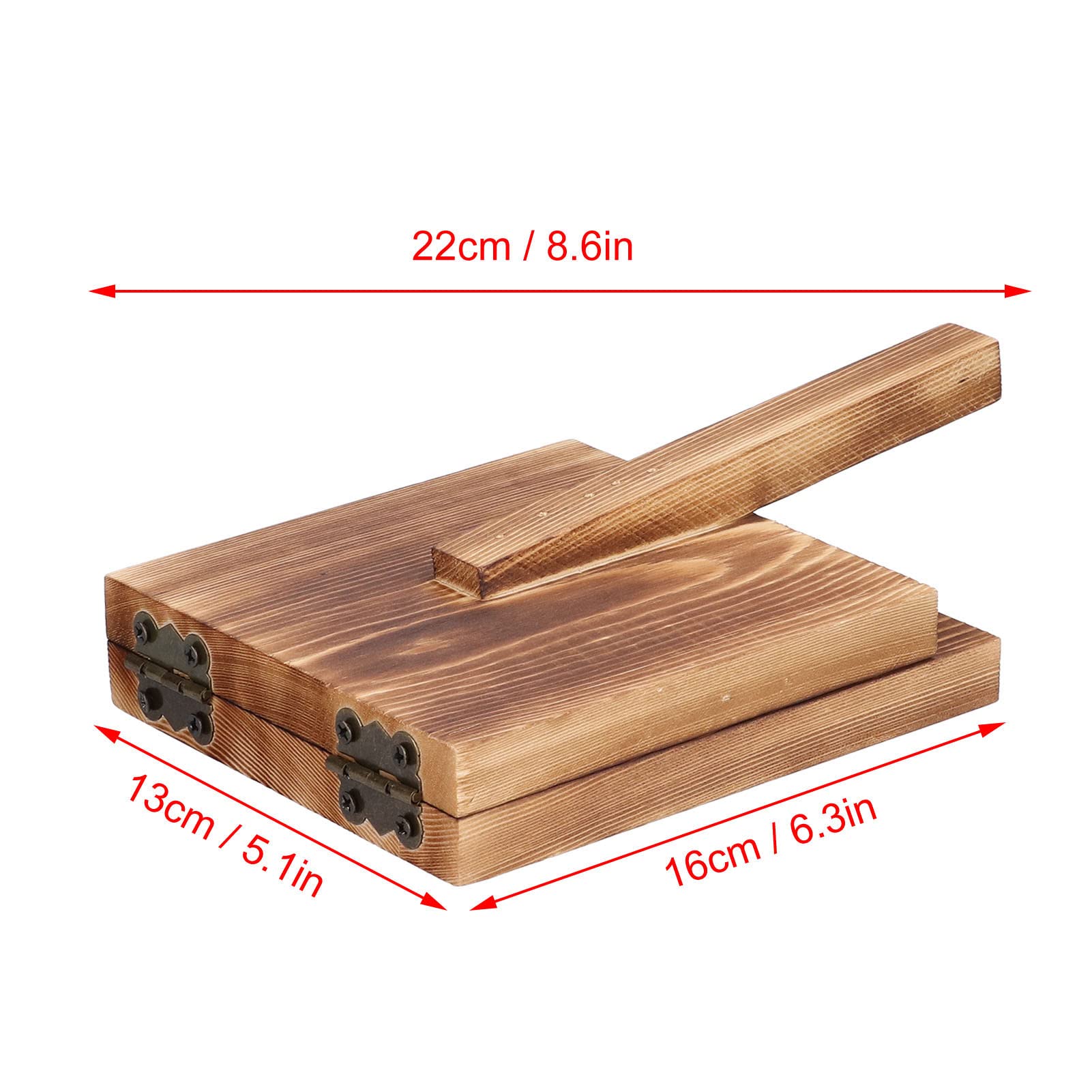 Premium Wooden Tortilla Press - Non-Slip Handle, Multi-Functional Dough Press for Perfect Homemade Tortillas, Flatbreads & Empanadas | Ideal for Mexican Cooking, Baking & Meal Prep