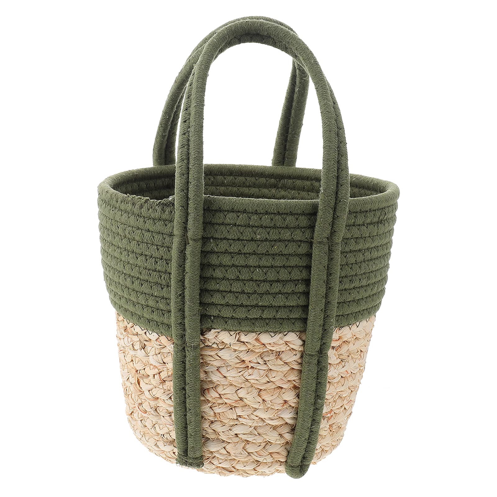 EXCEART Natural Flower Basket - Hand-Woven Rattan Storage Basket for Wedding, Holiday & Home Decor - Perfect for Centerpieces, Gift Wrapping & Farmhouse Style Decorations