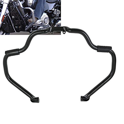 TCT-MOTORPARTS Mustache Engine Guard & Highway Crash Bar for Indian Motorcycles - Compatible with 2014-2023 Chieftain, Chief Dark Horse, Chieftain Dark Horse, 2016-2022 Springfield, Chieftain Classic & Springfield Dark Horse - Heavy-Duty Protection for Long Rides & Highway Safety