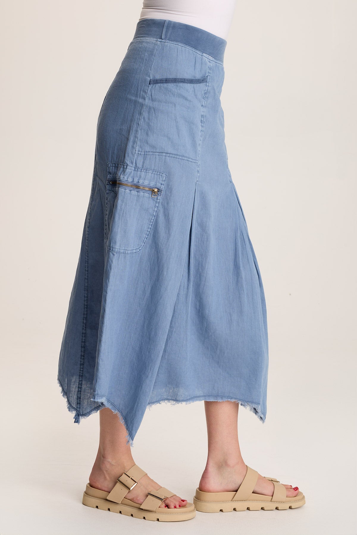 Doak Skirt with Sharkbite Hem & Cargo Pockets - Stylish Women's Utility Skirt for Outdoor Adventures, Hiking & Casual Wear