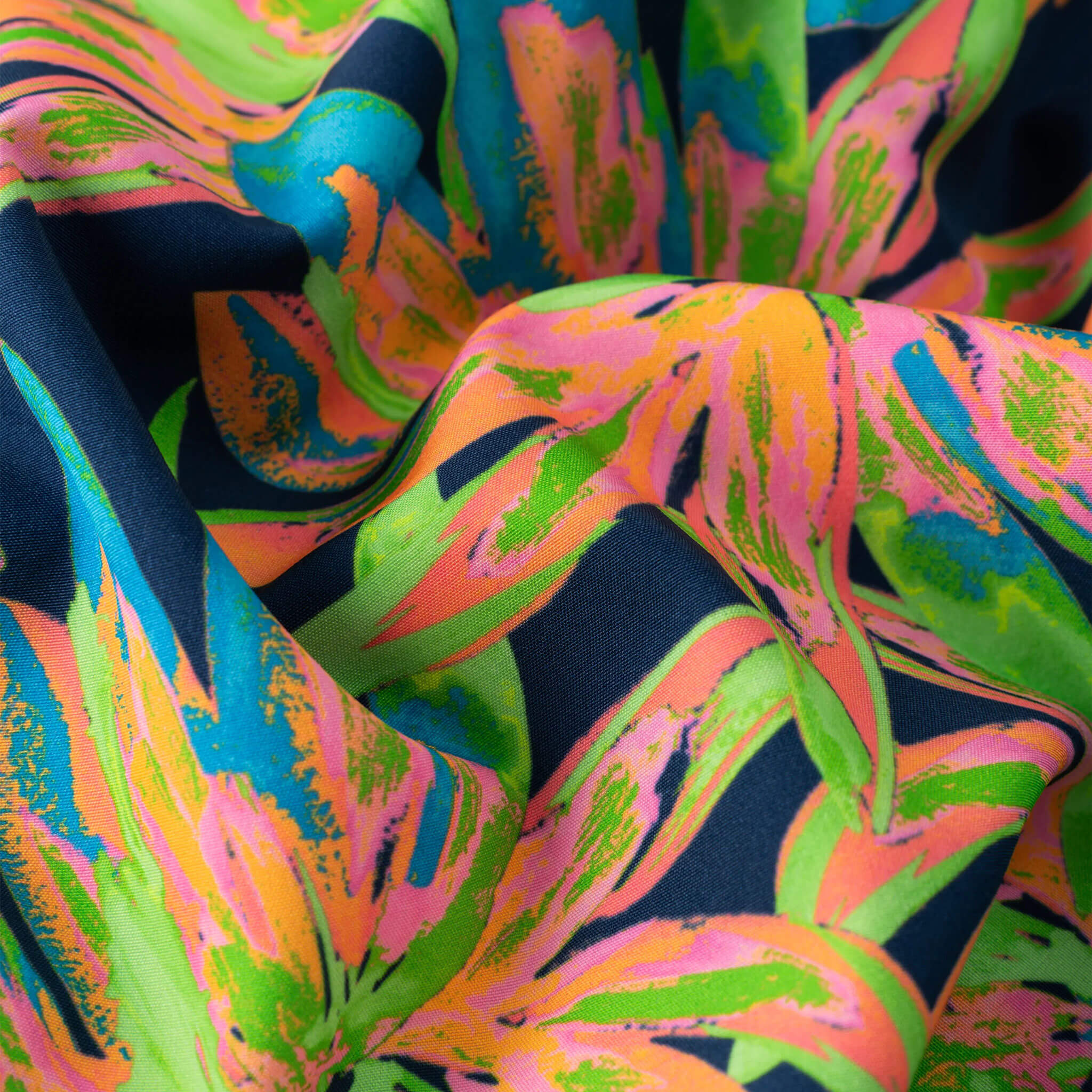 Chubbies 5.5 Inch Swim Trunks for Men - Vibrant Ocean Flowers Print with Plaid Accents in Bright Green | Perfect for Beach, Pool, and Summer Vacations
