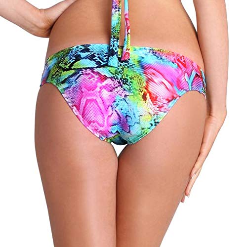 Luli FAMA Women's Sea Salt Angel Multi-Strings Full Coverage Bikini Bottom - Small | High Waisted Swimwear for Beach, Pool & Vacation | Sexy Comfortable Swim Bottom for Women