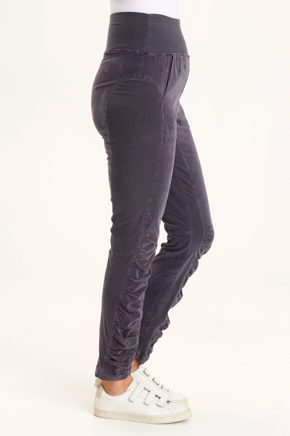 Stylish Cord Penny Leggings for Women - Comfortable & Trendy High Waist Stretch Pants for Yoga, Workout, and Everyday Wear