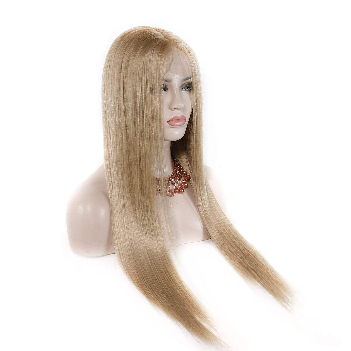 13x6 Lace Front Wigs for Black Women - Blonde Synthetic Kanekalon Fiber Wig with Baby Hair (22 Inches) | Perfect for Daily Wear, Cosplay & Special Occasions
