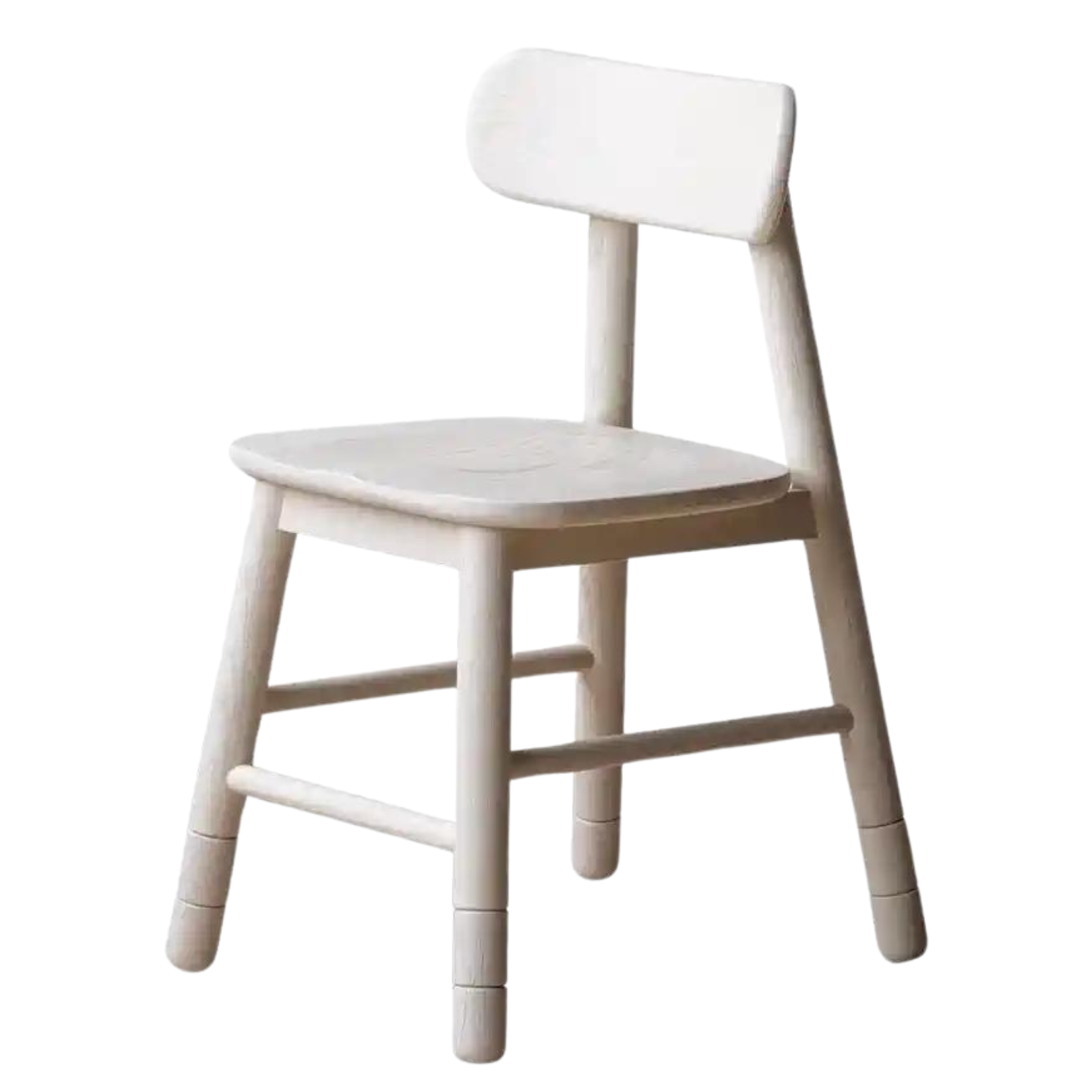 Adjustable Solid Wood Children's Chair - Oak, Beech, Birch - 3 Height Settings for Kids' Study, Dining & Playroom