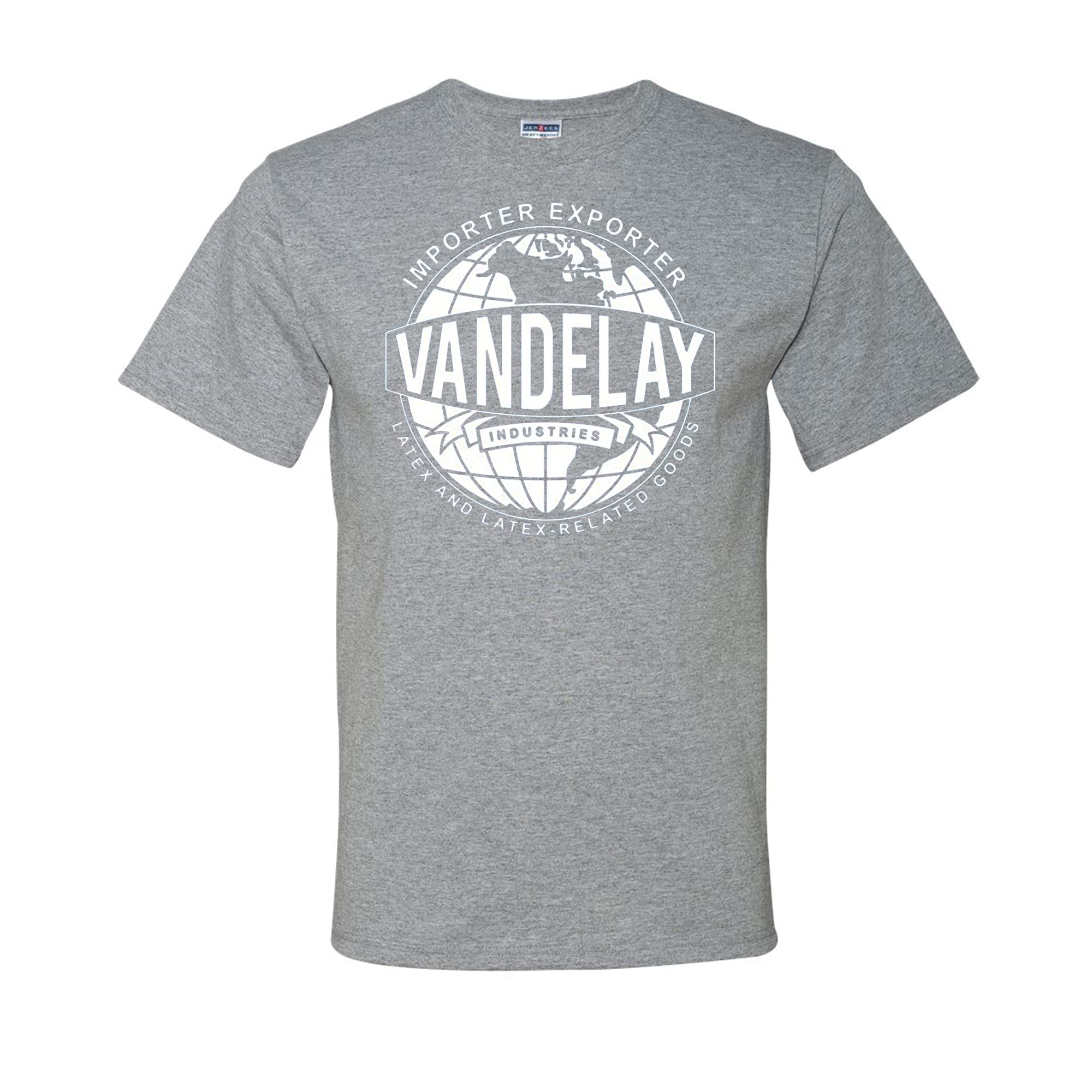 Wild Custom Apparel Vandelay Industries Latex Inspired George Costanza Men's T-Shirts - Perfect for Seinfeld Fans & Comedy Lovers
