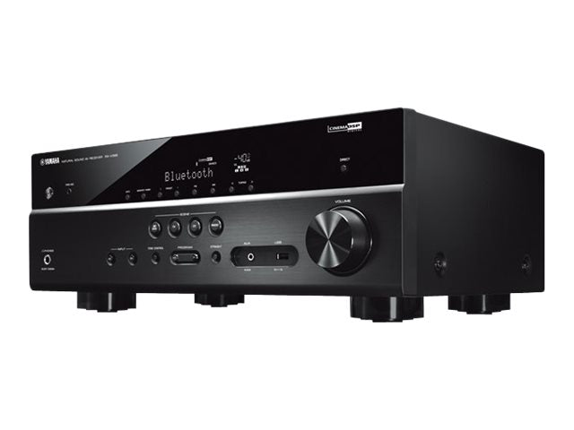 Yamaha RX-V385 5.1-Channel Home Theater Receiver - 4K Ultra HD, Bluetooth, Wi-Fi for Immersive Movie & Music Experience | Perfect for Home Cinema, Gaming & Streaming