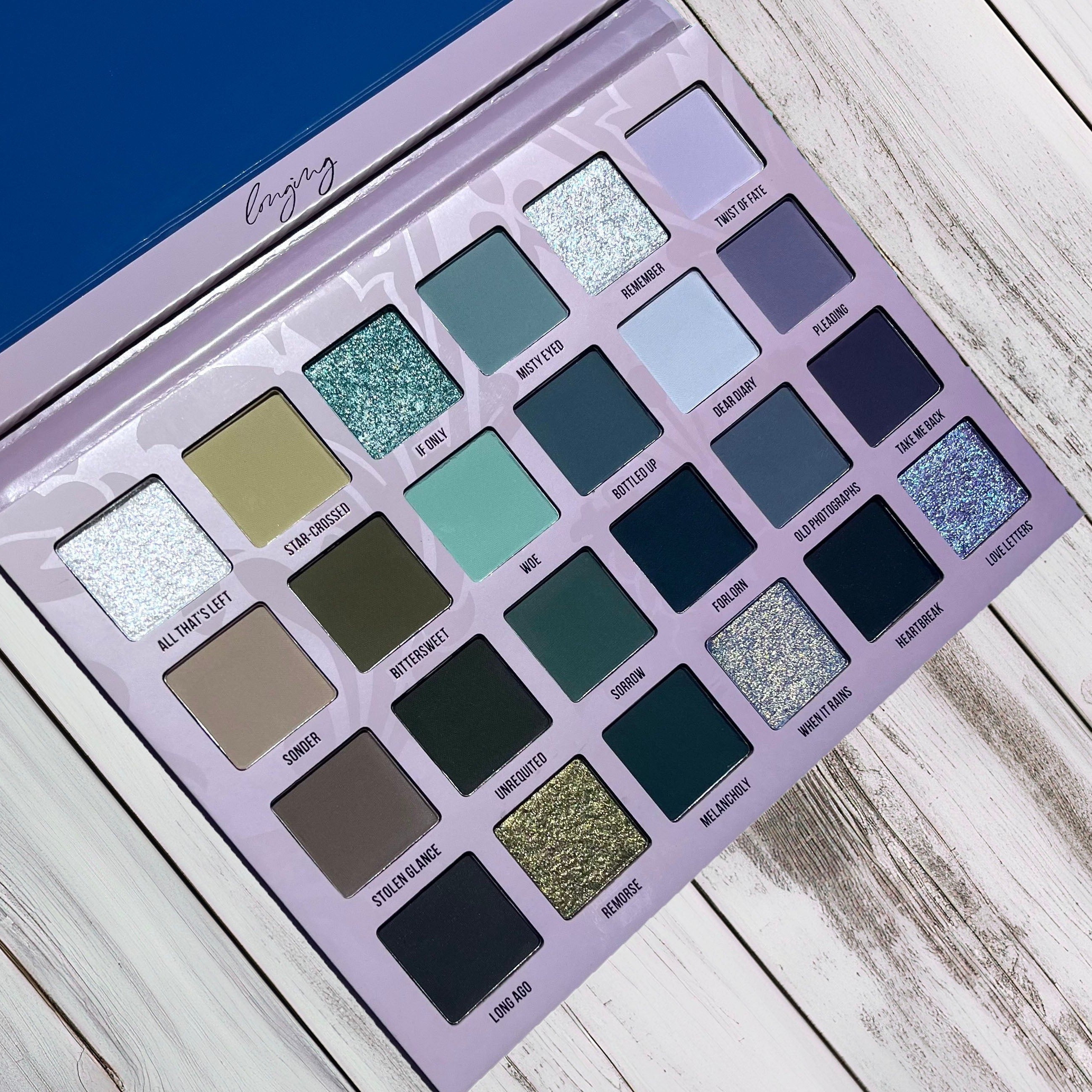Longing Eyeshadow Palette - 12 Highly Pigmented Matte & Shimmer Shades for Day & Night Makeup Looks | Vegan & Cruelty-Free | Perfect for Parties, Weddings & Everyday Glam