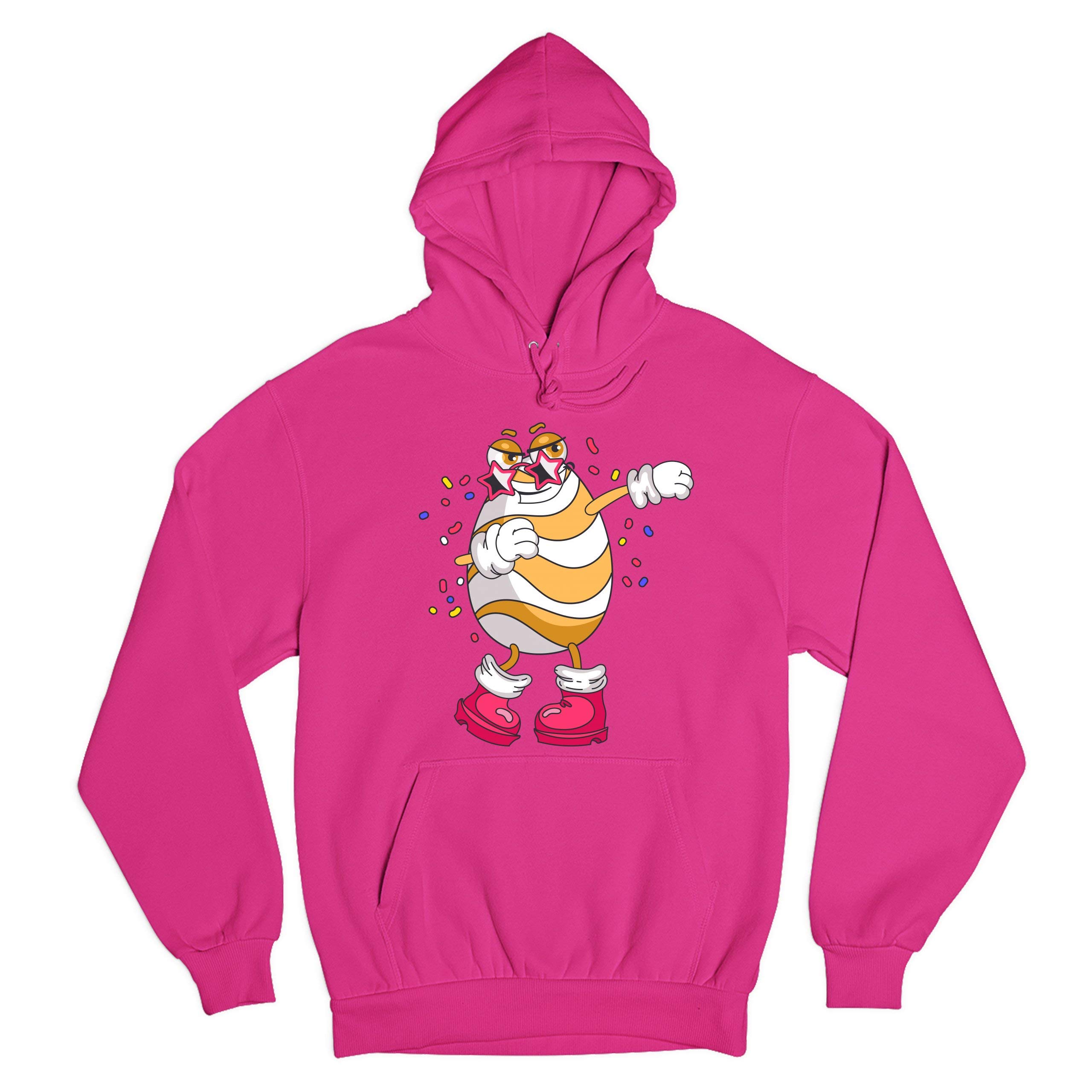 Funny Dabbing Egg Graphic Sweatshirt - Easter Holiday Party Hoodie for Men & Women - Perfect for Easter Celebrations, Costume Parties & Casual Wear